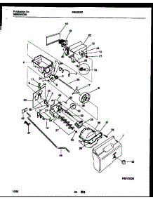 11 - Ice Dispenser parts for Frigidaire Refrigerator FRS26XRAD0 from AppliancePartsPros.com