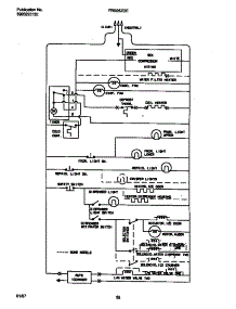 16 - Wiring Diagram parts for Frigidaire Refrigerator FRS26ZGEW3 from AppliancePartsPros.com