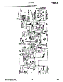 12 - Wiring Diagram parts for Frigidaire Refrigerator FRS26ZGGD6 from AppliancePartsPros.com