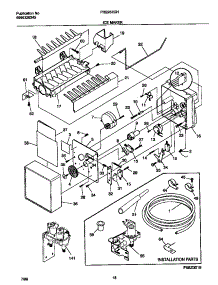 10 - Ice Maker parts for Frigidaire Refrigerator FRS26ZGHD1 from AppliancePartsPros.com