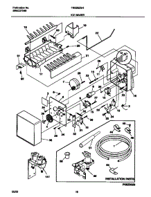 10 - Ice Maker parts for Frigidaire Refrigerator FRS26ZGHD3 from AppliancePartsPros.com