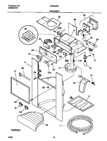 08 - Ice Dispenser parts for Frigidaire Refrigerator FRS26ZNHW1 from AppliancePartsPros.com