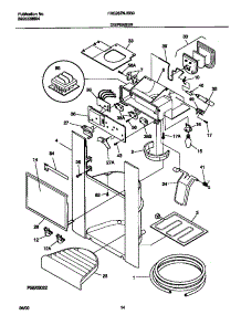 08 - I&W Dispenser parts for Frigidaire Refrigerator FRS26ZNJSB0 from AppliancePartsPros.com
