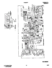 13 - Wiring Diagram parts for Frigidaire Refrigerator FRS26ZRFD2 from AppliancePartsPros.com