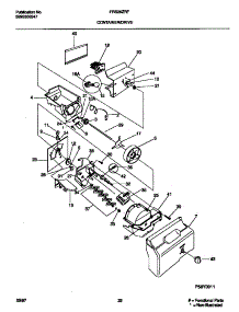 09 - Container / Drive parts for Frigidaire Refrigerator FRS26ZRFW2 from AppliancePartsPros.com