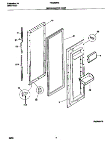 03 - Refrigerator parts for Frigidaire Refrigerator FRS26ZRGD4 from AppliancePartsPros.com