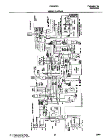12 - Wiring Diagram parts for Frigidaire Refrigerator FRS26ZRGW8 from AppliancePartsPros.com