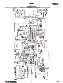 12 - Wiring Diagram parts for Frigidaire Refrigerator FRS26ZTHB2 from AppliancePartsPros.com