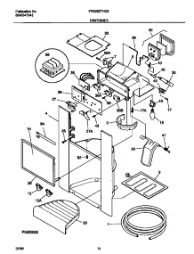 08 - Ice Dispenser parts for Frigidaire Refrigerator FRS26ZTHQ3 from AppliancePartsPros.com