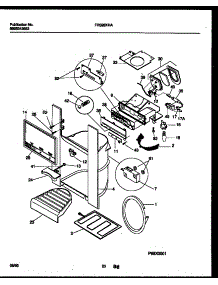 11 - Ice Door, Dispenser And Water Tanks parts for Frigidaire Refrigerator FRS28XHAW0 from AppliancePartsPros.com