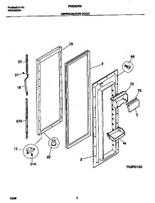 03 - Refrigerator parts for Frigidaire Refrigerator FRS28ZRGD3 from AppliancePartsPros.com