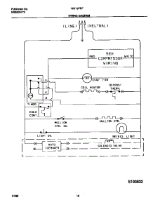 06 - Wiring  Diagram parts for Frigidaire Refrigerator FRT16PDFW4 from AppliancePartsPros.com