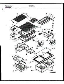 06 - Shelves And Supports parts for Frigidaire Refrigerator FRT17PHAW0 from AppliancePartsPros.com