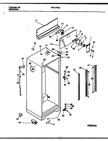 04 - Cabinet Parts parts for Frigidaire Refrigerator FRT17PHAW1 from AppliancePartsPros.com