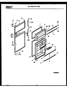 03 - Door Parts parts for Frigidaire Refrigerator FRT17PZBW0 from AppliancePartsPros.com