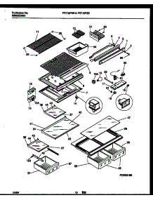 06 - Shelves And Supports parts for Frigidaire Refrigerator FRT18PRBW0 from AppliancePartsPros.com