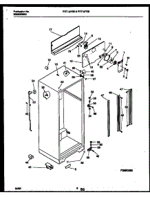 04 - Cabinet Parts parts for Frigidaire Refrigerator FRT18PZBW0 from AppliancePartsPros.com
