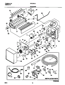 06 - Ice Maker parts for Frigidaire Refrigerator FRT22INLHD4 from AppliancePartsPros.com
