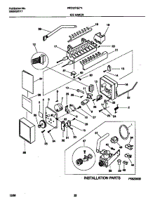 12 - Wiring Diagram parts for Frigidaire Refrigerator FRT22RGCW4 from AppliancePartsPros.com