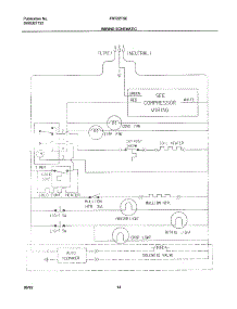 14 - Wiring Schematic parts for Frigidaire Refrigerator FRT22TSEK5 from AppliancePartsPros.com