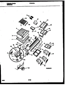 06 - Shelves And Supports parts for Frigidaire Refrigerator FRT24PRAY1 from AppliancePartsPros.com