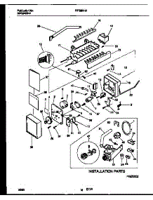 09 - Ice Maker And Installation Parts parts for Frigidaire Refrigerator FRT26XHAB0 from AppliancePartsPros.com