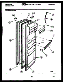 03 - Refrigerator Door Parts parts for Frigidaire Refrigerator FSK190EN3T from AppliancePartsPros.com