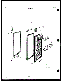 03 - Door Parts parts for Frigidaire Refrigerator FSK190JN0D from AppliancePartsPros.com