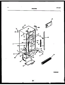 04 - Cabinet Parts parts for Frigidaire Refrigerator FSK190JN0D from AppliancePartsPros.com