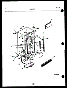 05 - Cabinet Parts parts for Frigidaire Refrigerator FSK190JN0W from AppliancePartsPros.com