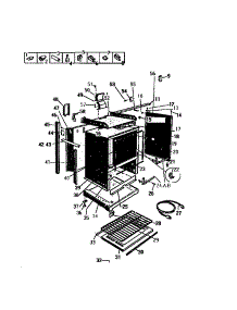 10 - Lower Oven Door parts for Frigidaire Range GC932EXD4 from AppliancePartsPros.com