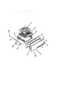 21 - Broiler Drawer, Panels parts for Frigidaire Range GCG38BCL0 from AppliancePartsPros.com