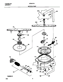 05 - Motor parts for Frigidaire Dishwasher GDB421RHR1 from AppliancePartsPros.com