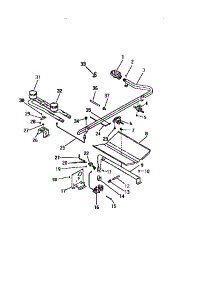 29 - Burners, Ignitors, Controls parts for Frigidaire Range GG32PCL0 from AppliancePartsPros.com