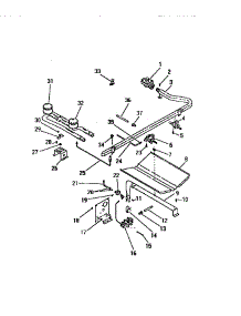 27 - Burners, Ignitors, Controls parts for Frigidaire Range GG32PCW0 from AppliancePartsPros.com