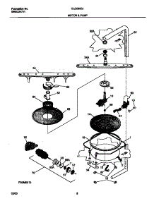 05 - Motor parts for Frigidaire Dishwasher GLDB656JT0 from AppliancePartsPros.com