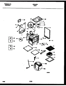 05 - Body Parts parts for Frigidaire Range GPG34BNW6 from AppliancePartsPros.com