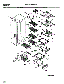 06 - Shelf Parts parts for Frigidaire Refrigerator GRS20PRBW1 from AppliancePartsPros.com
