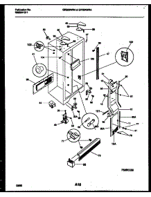 06 - Cabinet Parts parts for Frigidaire Refrigerator GRS22WRAD0 from AppliancePartsPros.com