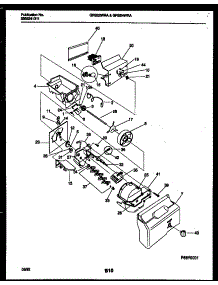 13 - Ice Dispenser parts for Frigidaire Refrigerator GRS24WRAW0 from AppliancePartsPros.com