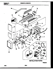 15 - Ice Maker And Installation Parts parts for Frigidaire Refrigerator GRS24WRAW0 from AppliancePartsPros.com