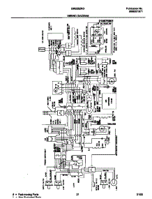 12 - Wiring Diagram parts for Frigidaire Refrigerator GRS26ZRGW2 from AppliancePartsPros.com
