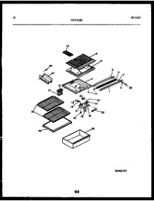 06 - Shelves And Supports parts for Frigidaire Refrigerator GTL142BK2 from AppliancePartsPros.com