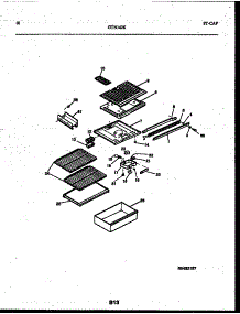 06 - Shelves And Supports parts for Frigidaire Refrigerator GTL142WK2 from AppliancePartsPros.com