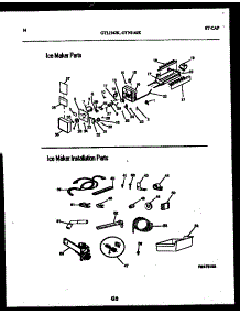 08 - Ice Maker And Installation Parts parts for Frigidaire Refrigerator GTLI142WK2 from AppliancePartsPros.com