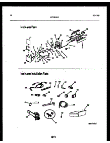 08 - Ice Maker And Installation Parts parts for Frigidaire Refrigerator GTN181WL0 from AppliancePartsPros.com