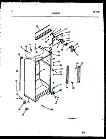 04 - Cabinet Parts parts for Frigidaire Refrigerator GTN198BH3 from AppliancePartsPros.com