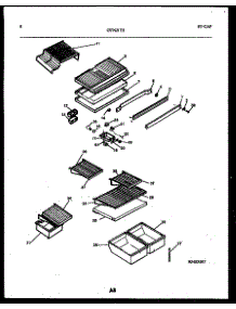 05 - Shelves And Supports parts for Frigidaire Refrigerator GTN217BH5 from AppliancePartsPros.com