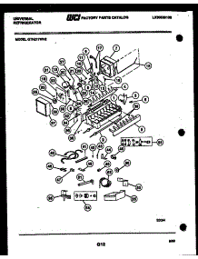 06 - Ice Maker And Installation Parts parts for Frigidaire Refrigerator GTN217HH2 from AppliancePartsPros.com