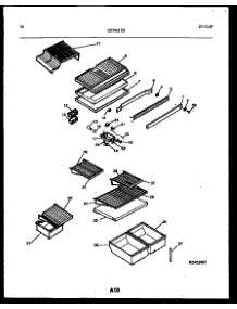 06 - Shelves And Supports parts for Frigidaire Refrigerator GTN217WH5 from AppliancePartsPros.com